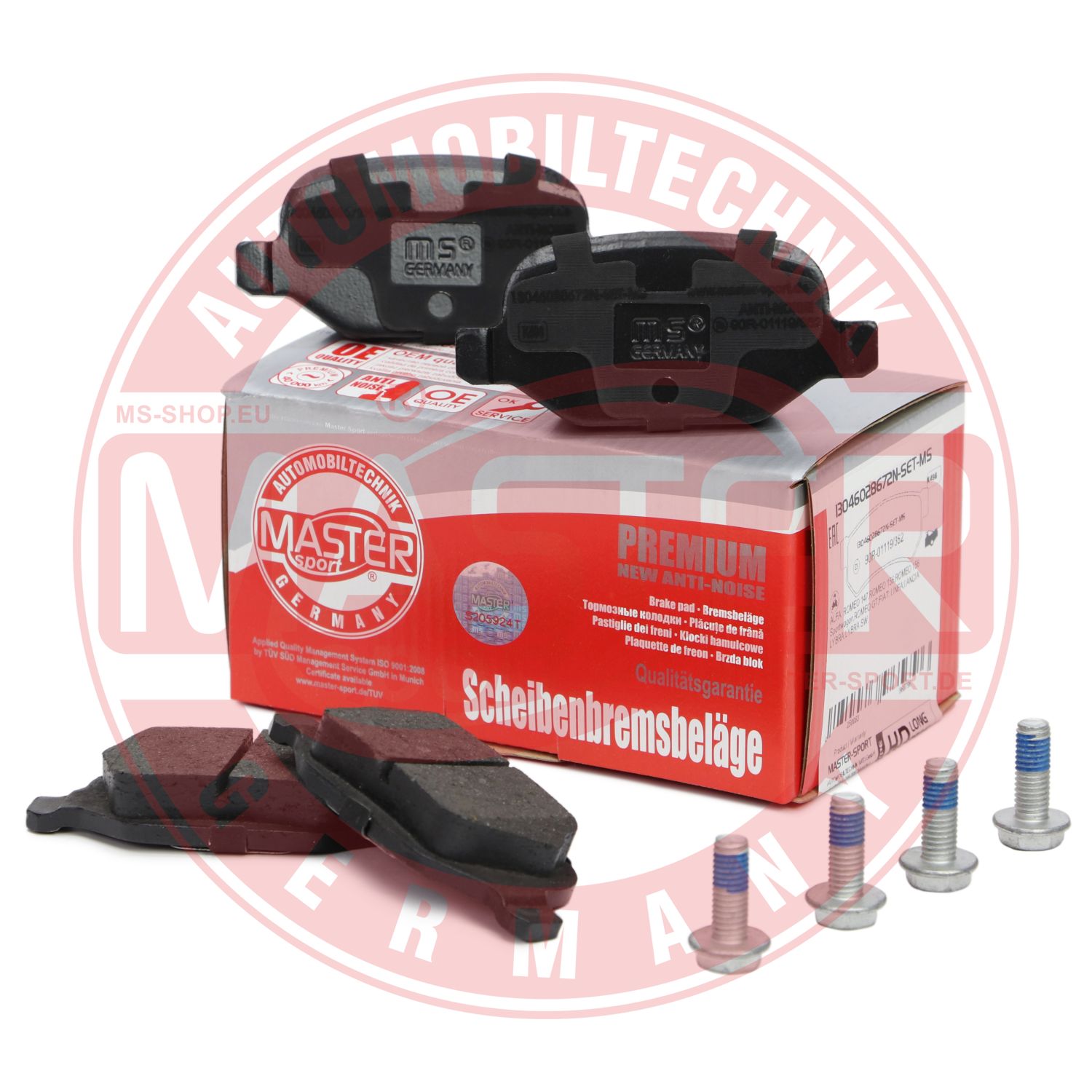Placute frana MASTERSPORT GERMANY 13046028672N-SET-MS